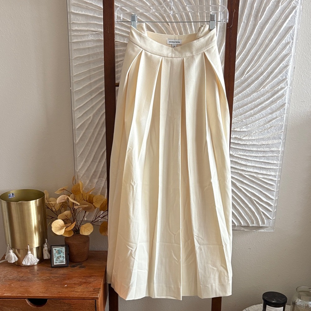 Nordstrom ButterCream A-Line Skirt